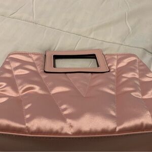 Victoria's Secret Pink Satin Quilted Clutch
